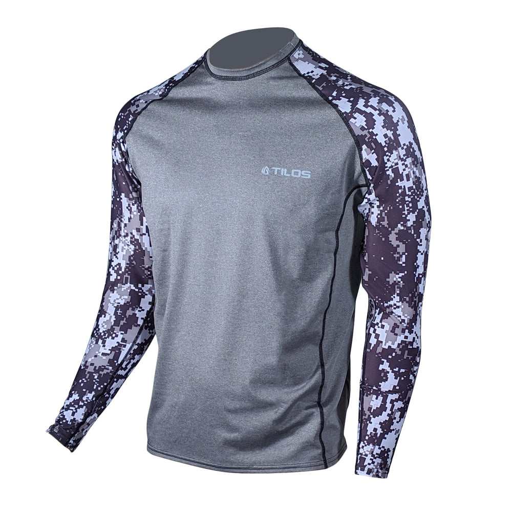 Men's Anti-UV Long Sleeve Rash Guard for Watersports
