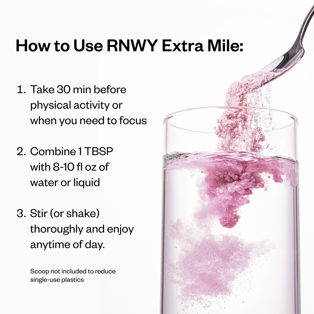 RNWY Extra Mile® Caffeine Free Pre-Workout Supplement