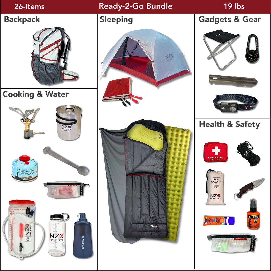 Near Zero Outdoor Gear READY-2-GO Bundle