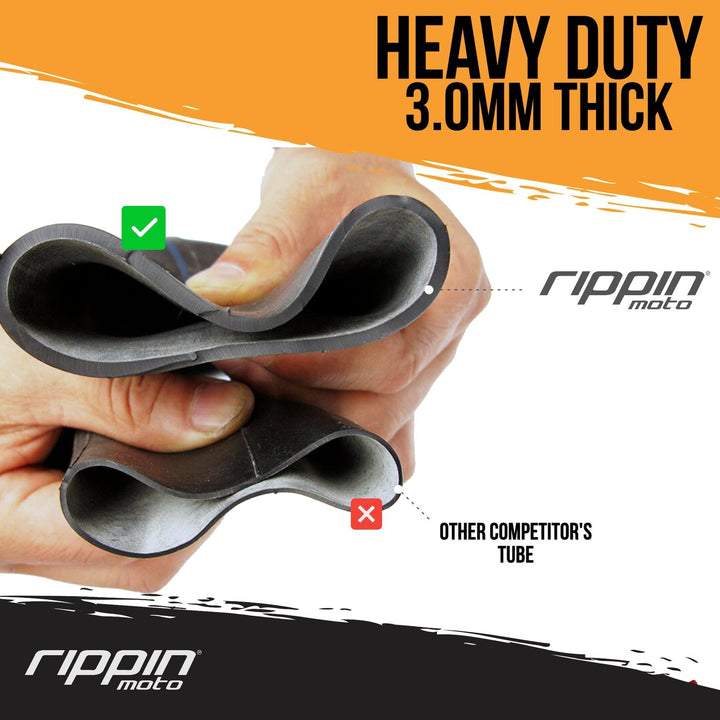 Rippin Moto 100/90-19 4.10 x 19 Heavy Duty 19" Motorcycle Inner Tube - 3mm Thick