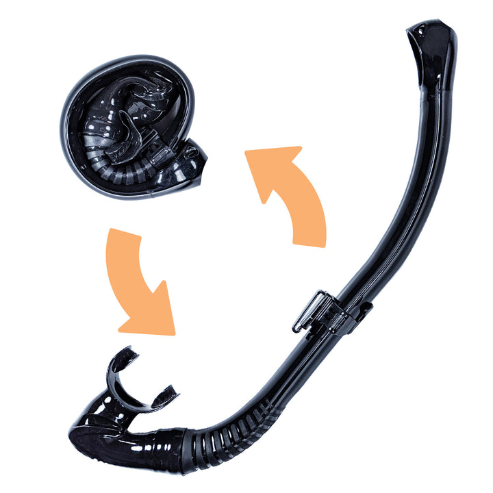 Flex Foldable Mask Snorkel Combo for Divers