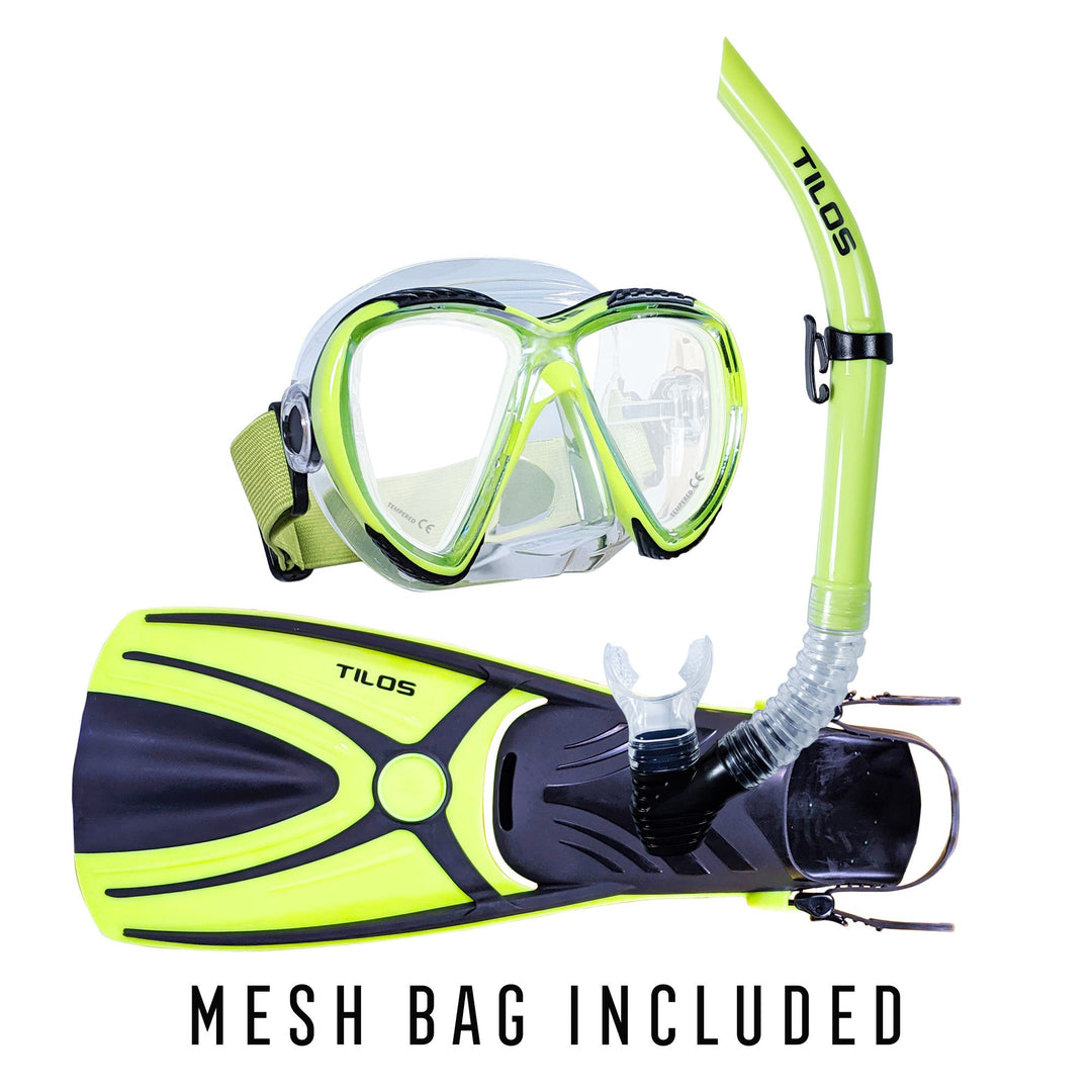Cogito Snorkeling Mask Snorkel Fins Combo Package