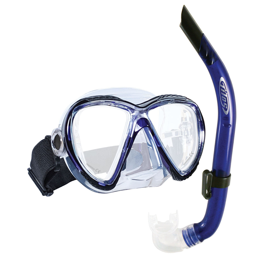 Snorkel Mask Combo Set - Cogito with JX2 Snorkel