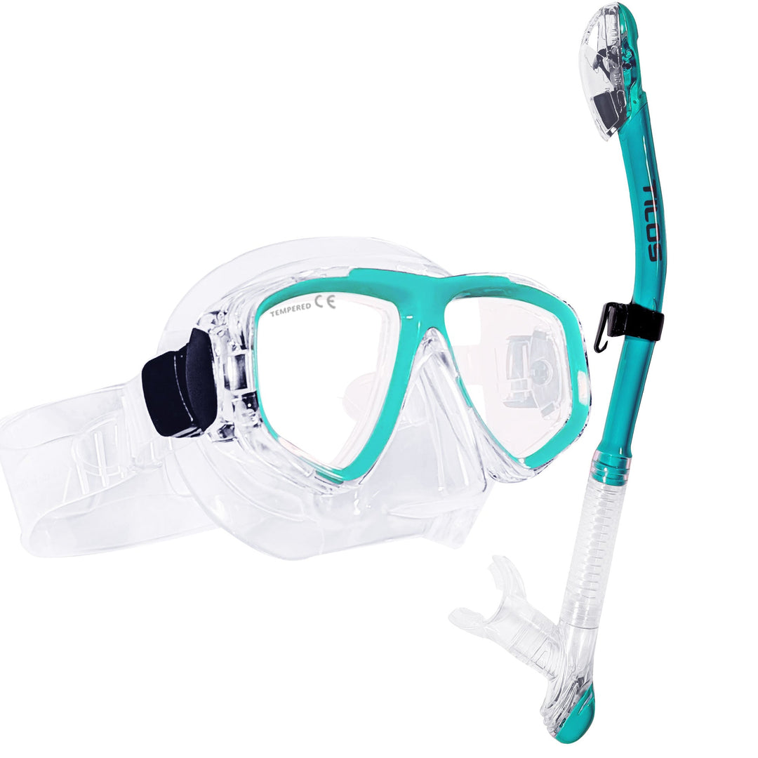 Fantasia Snorkel Mask Combo Set for All Face Shapes