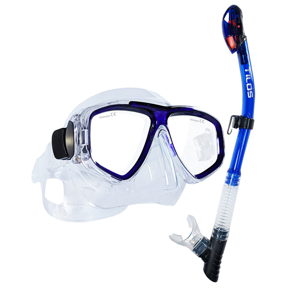 Fantasia Snorkel Mask Combo Set for All Face Shapes