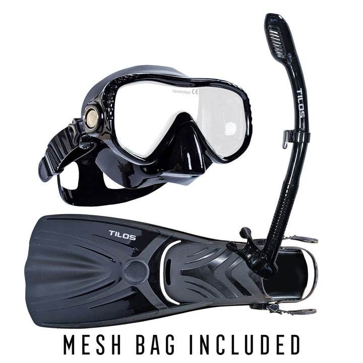 Visionary II Snorkeling Mask and Fins Package