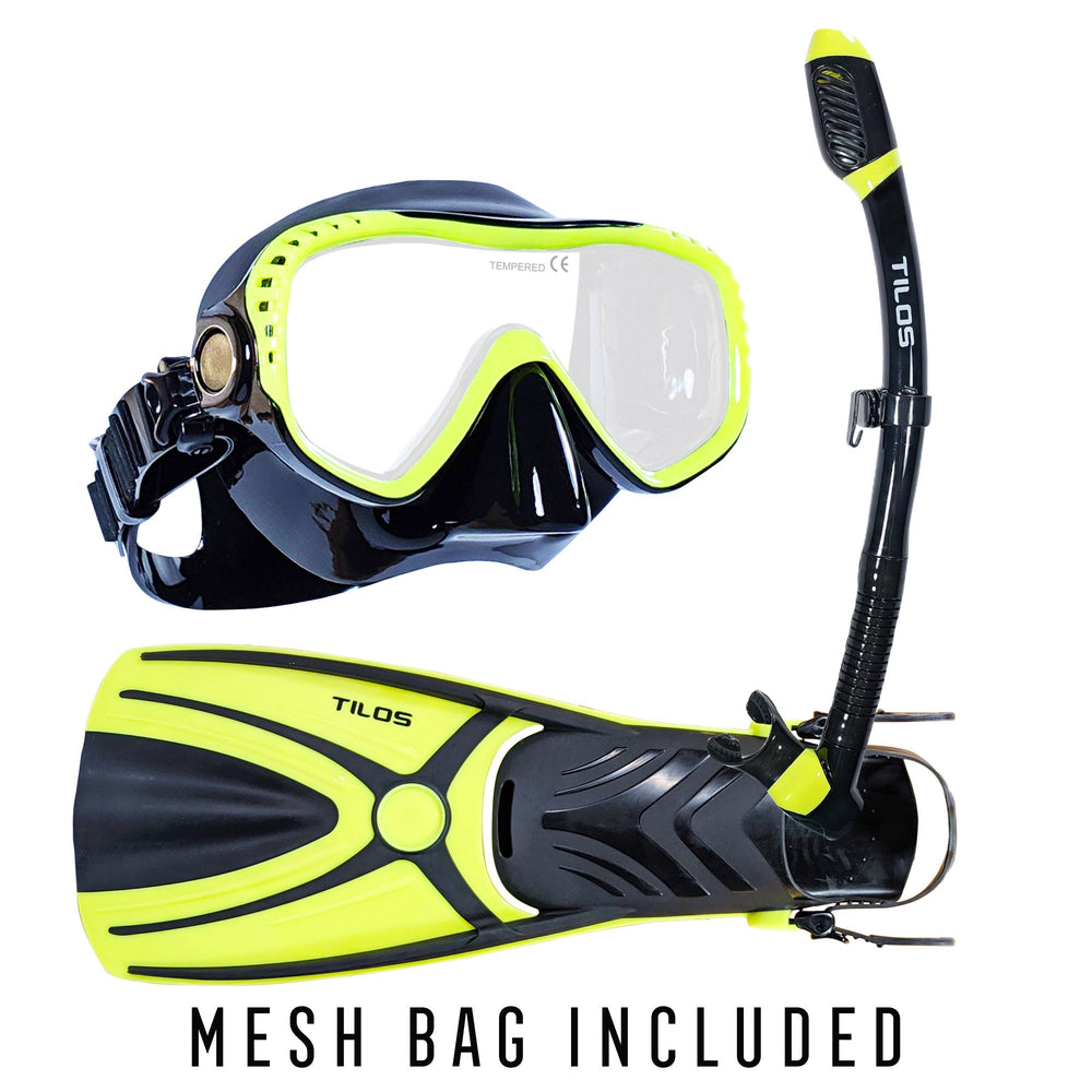 Visionary II Snorkeling Mask and Fins Package