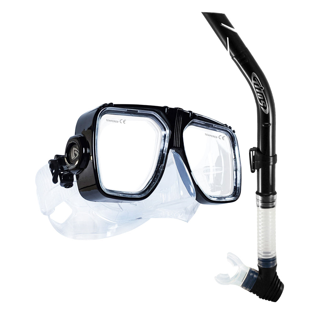 Universal Mask Splash Snorkel Combo Set for Diving