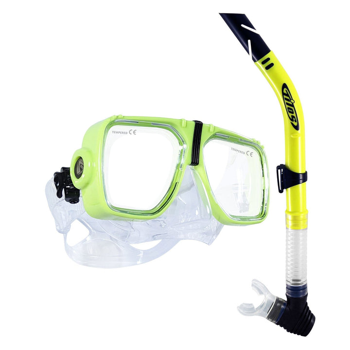Universal Mask Splash Snorkel Combo Set for Diving