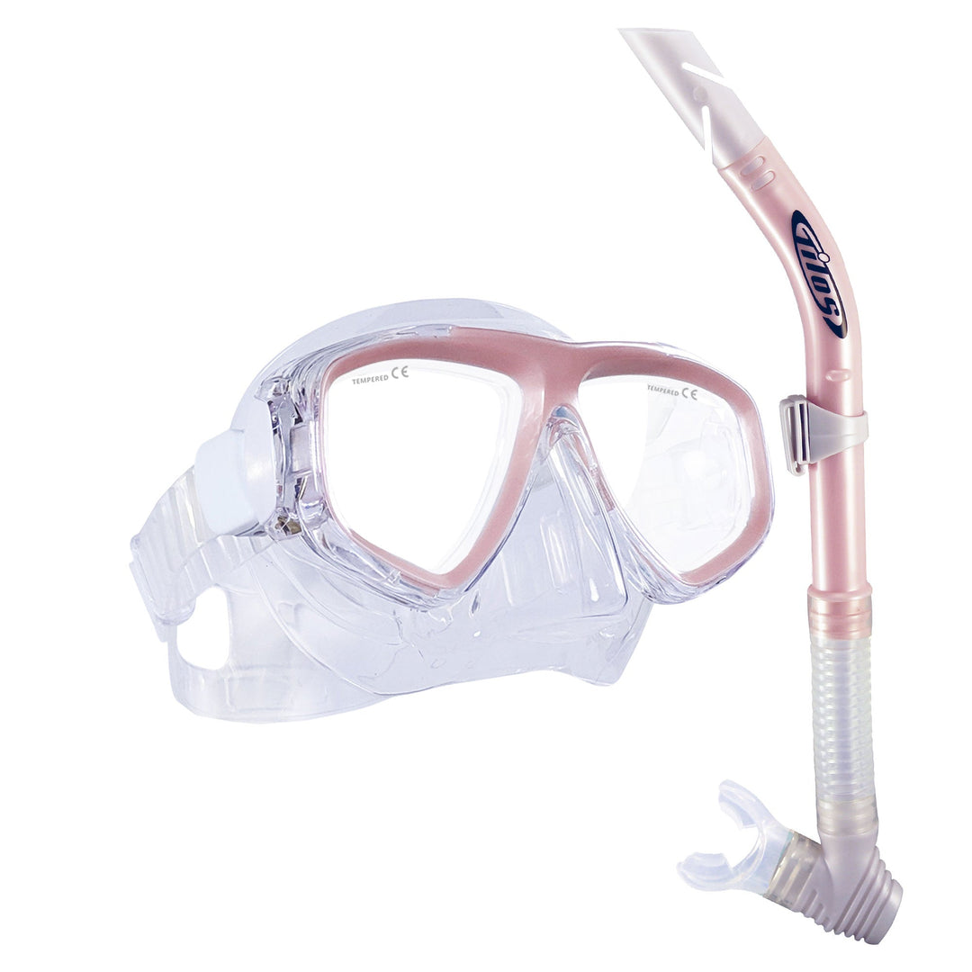 Fantasia Snorkel Mask Combo Set - Best for Various Faces