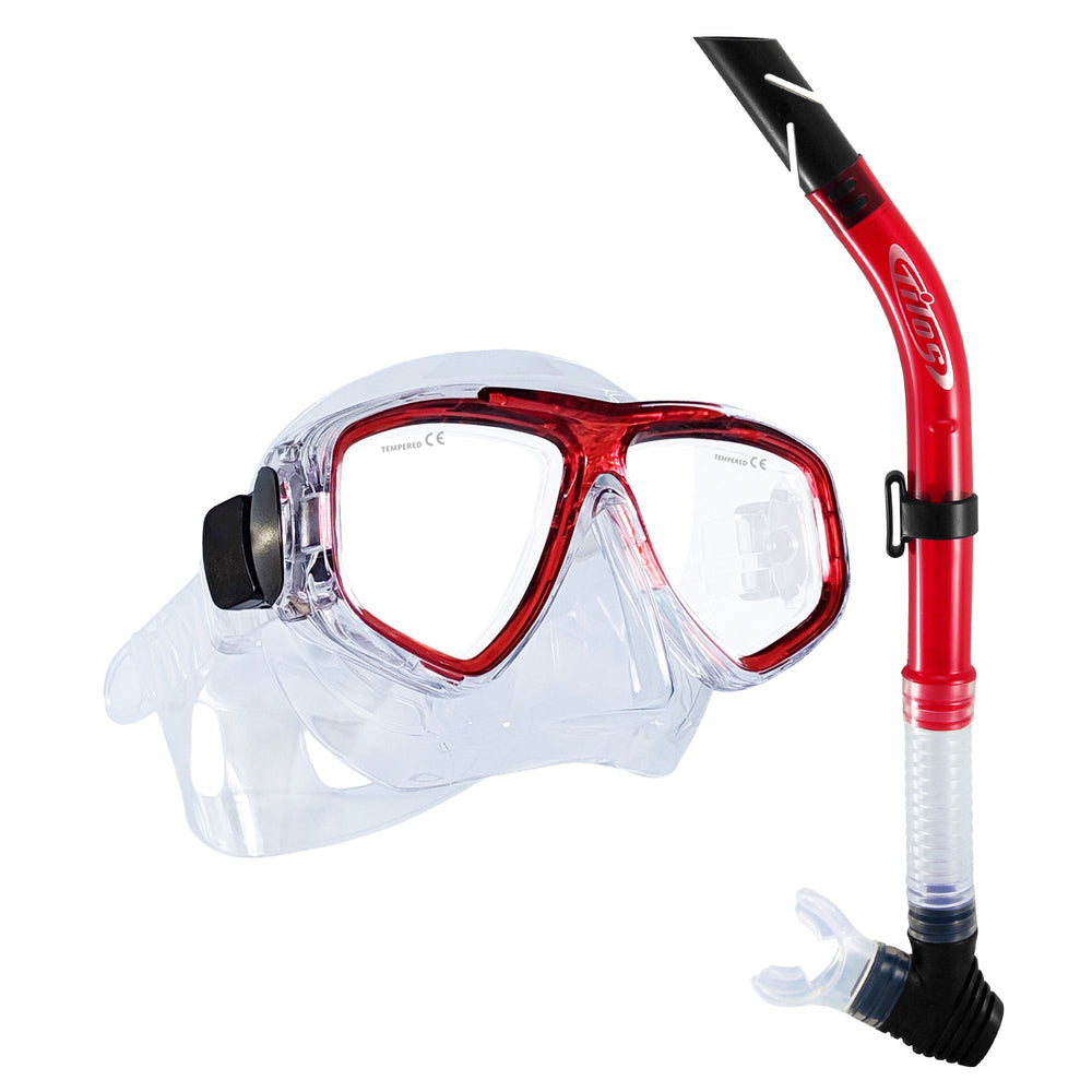 Fantasia Snorkel Mask Combo Set - Best for Various Faces