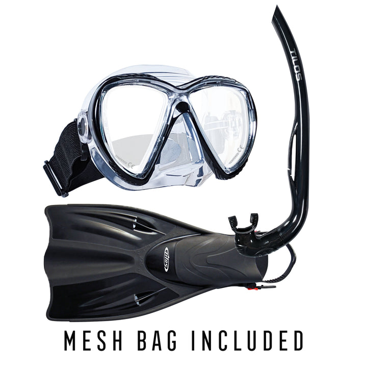 Cogito Snorkeling Mask and Fins Combo Package