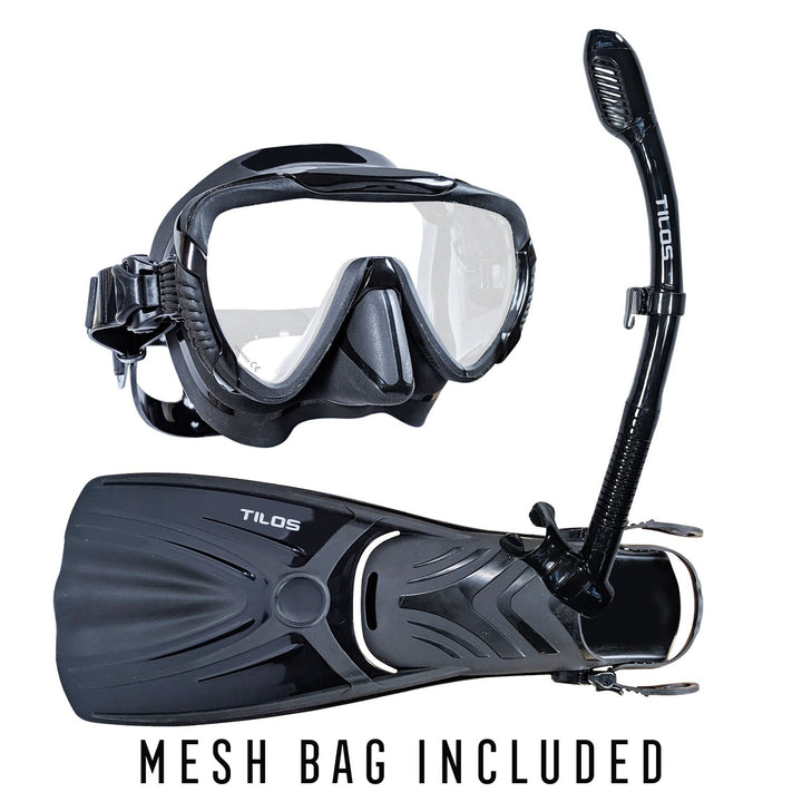 Morphi Mask and Snorkel Fins Combo Package