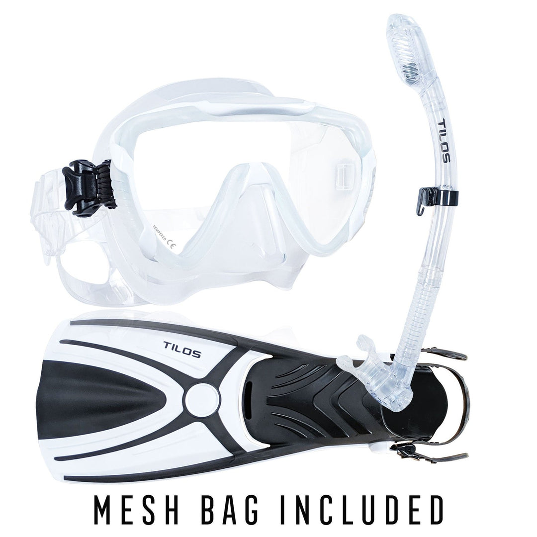 Morphi Mask and Snorkel Fins Combo Package