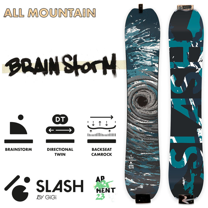 Slash by GiGi Brainstorm Snowboard - Ultimate Performance