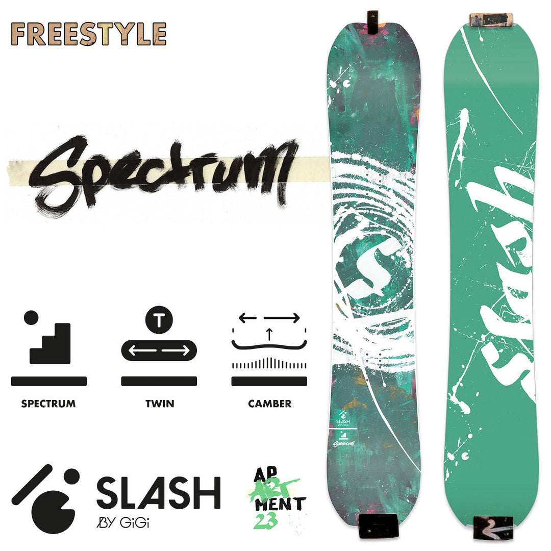 Slash by GiGi Spectrum Cambered Jibbing Snowboard