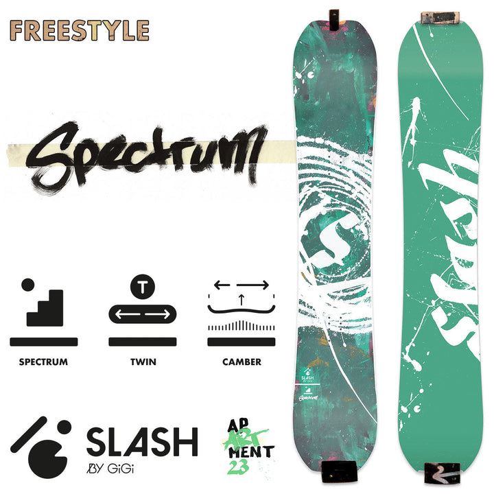 Slash by GiGi Spectrum Cambered Jibbing Snowboard
