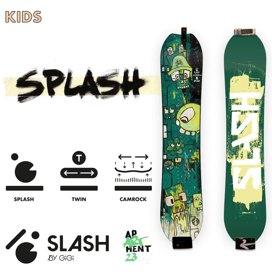 Kids Snowboard Splash by GiGi - Slash for Easy Snowboarding