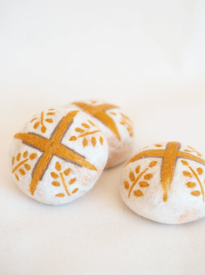 Wool Dog Toy - Sourdough Loaf for Playful Pets