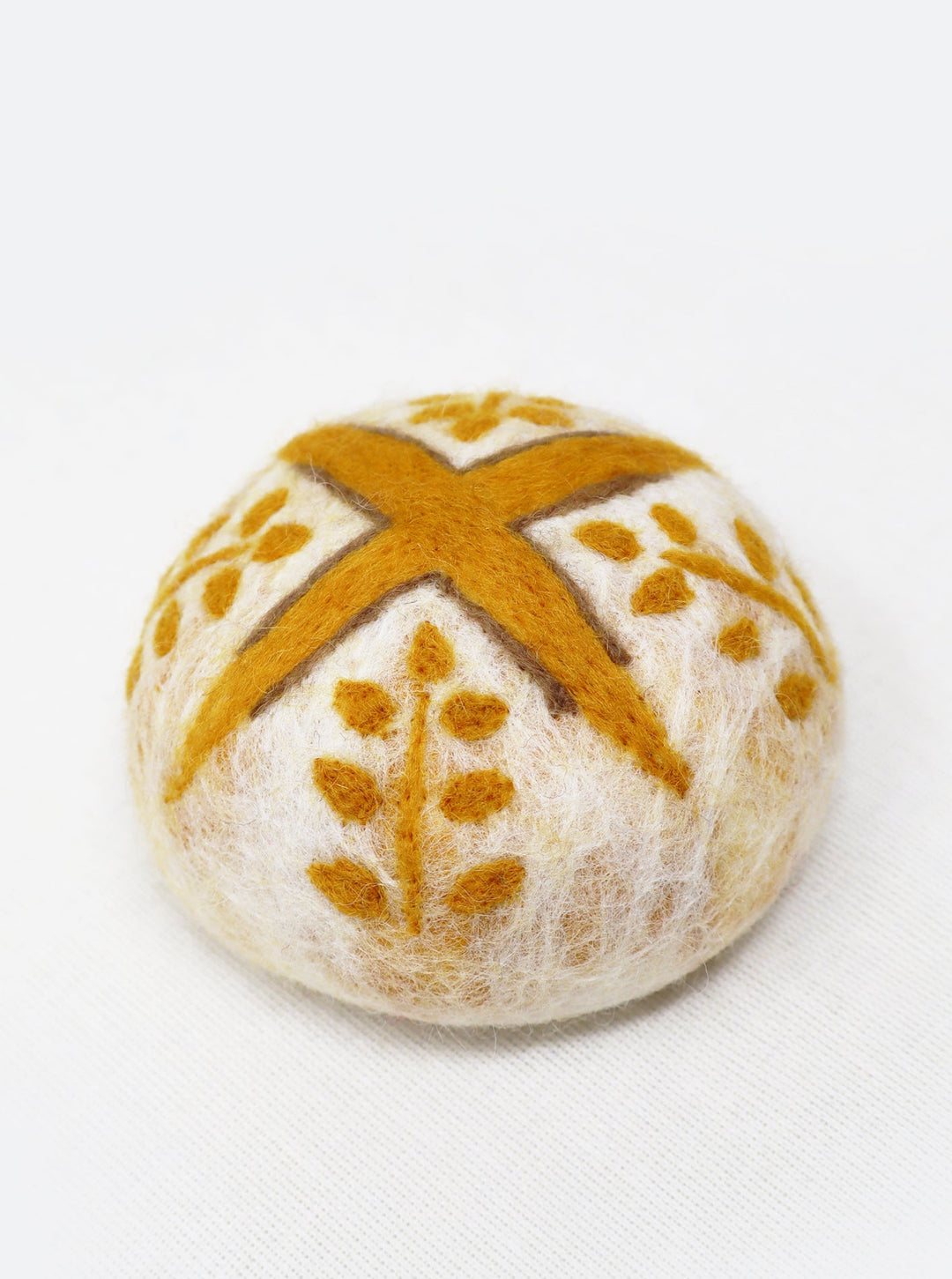 Wool Dog Toy - Sourdough Loaf for Playful Pets