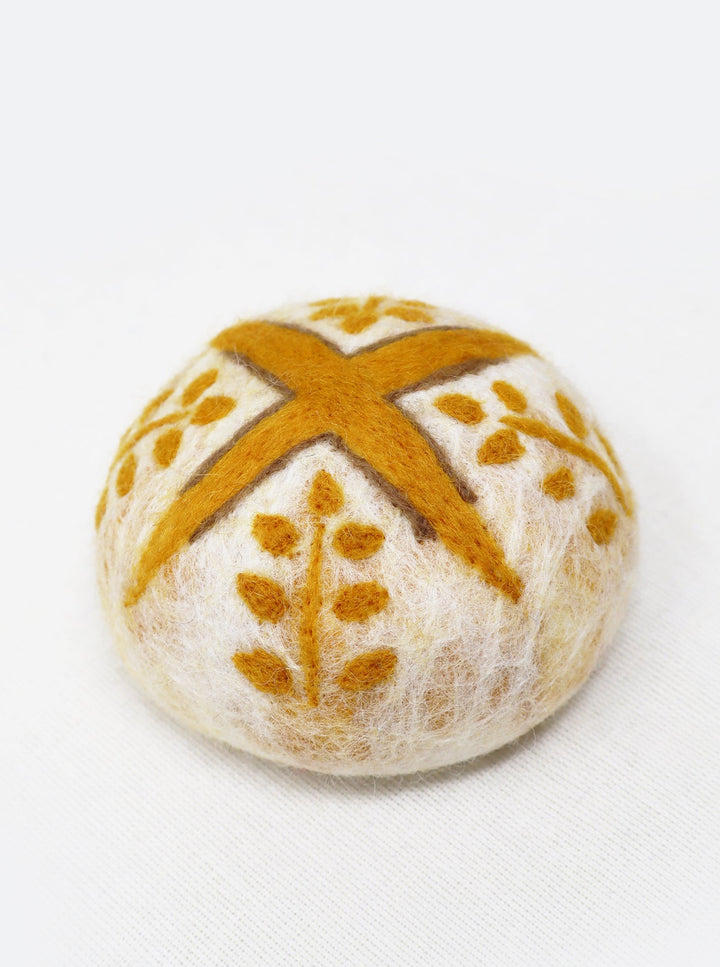 Wool Dog Toy - Sourdough Loaf for Playful Pets