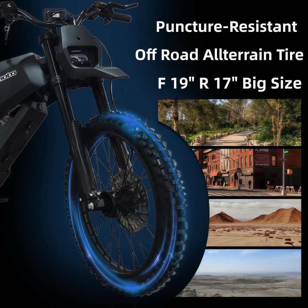 Off-Road Electric Ride-On for Teens & Adults by SYX MOTO