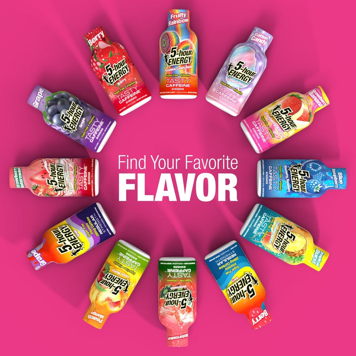 5-hour Energy Strawberry Banana Flavor Extra Strength 5-hour ENERGY Shots