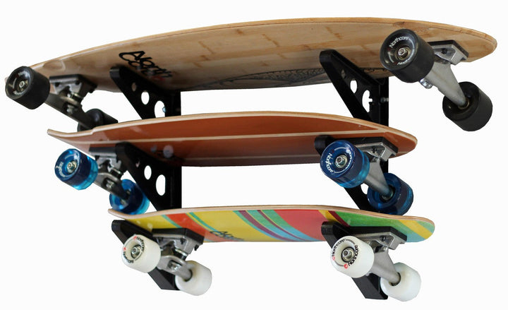 Skateboard Storage Rack for Organizing Boards and Gear