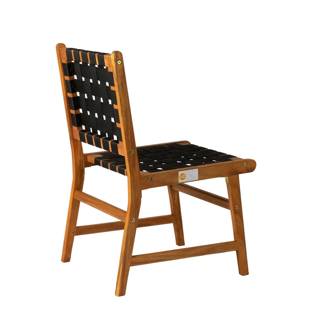 Sava Armless Dining Side Chair for Indoor & Outdoor Use