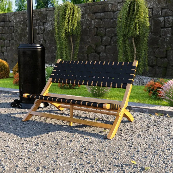 Sava Indoor Outdoor Folding Bench for Versatile Seating