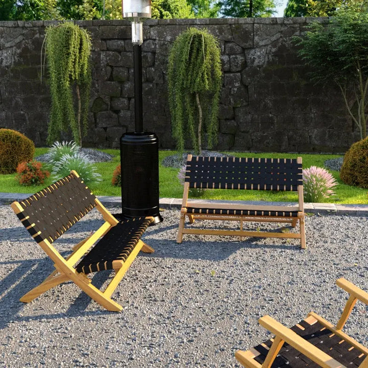 Sava Indoor Outdoor Folding Bench for Versatile Seating