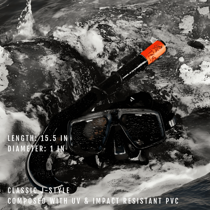 ATACLETE Twin Lens Dive Mask & Snorkel Combo