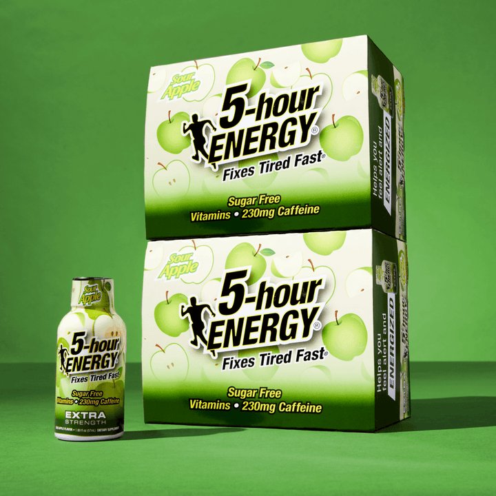 5-hour Energy Sour Apple Flavor Extra Strength 5-hour ENERGY Shots