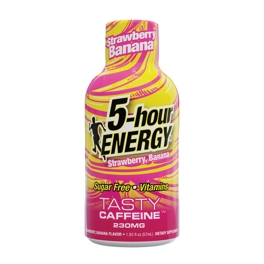 5-hour Energy Strawberry Banana Flavor Extra Strength 5-hour ENERGY Shots