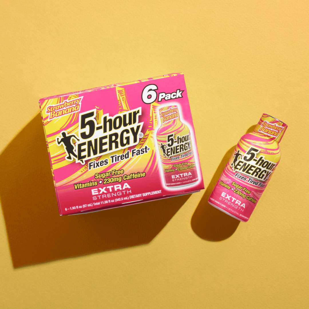 5-hour Energy Strawberry Banana Flavor Extra Strength 5-hour ENERGY Shots