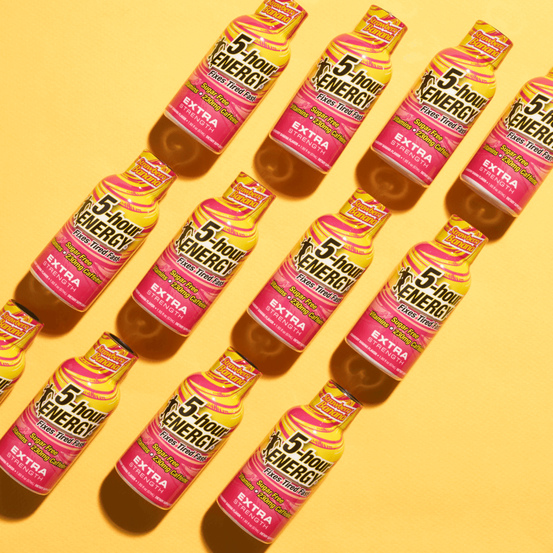 5-hour Energy Strawberry Banana Flavor Extra Strength 5-hour ENERGY Shots