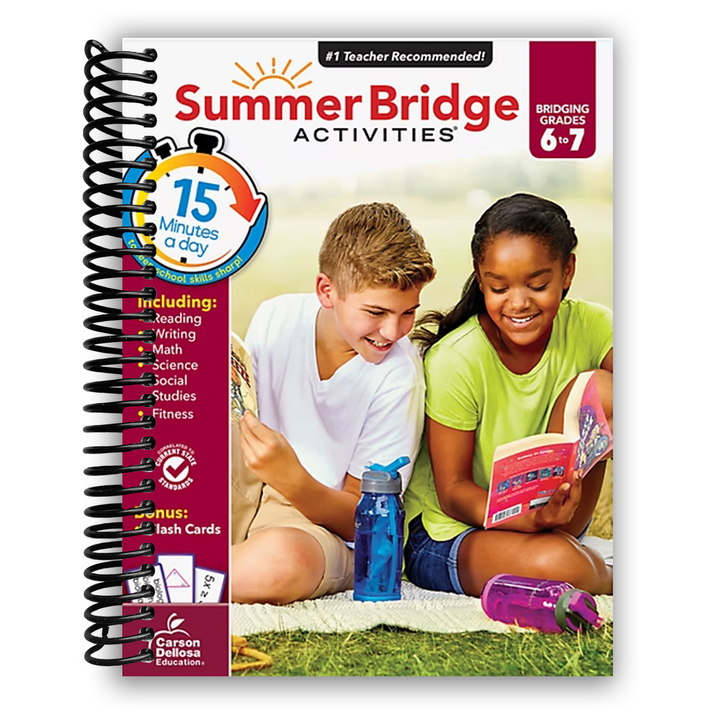 Summer Bridge Activities 6th to 7th Grade Workbooks