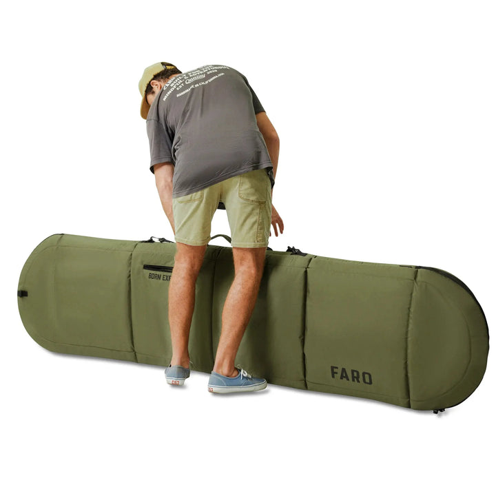 Olive Drab Padded Day / Travel Board Bag