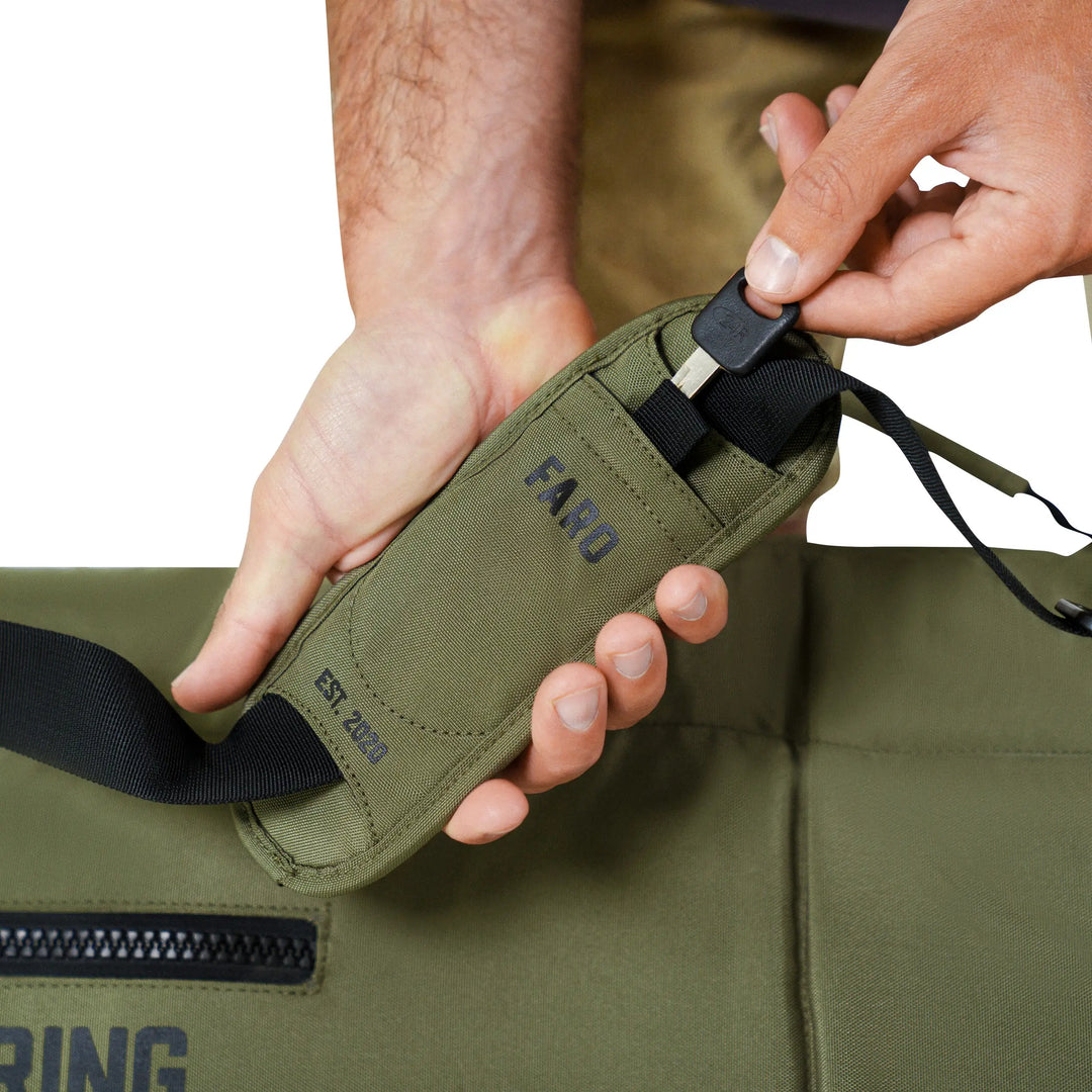 Olive Drab Padded Day / Travel Board Bag