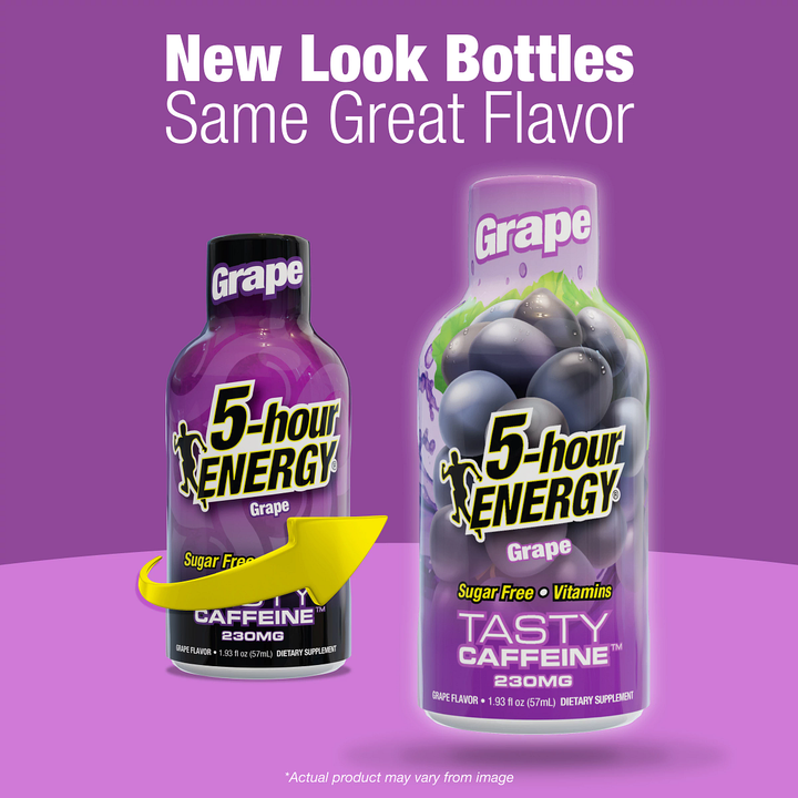5-hour Energy Grape Flavor Extra Strength 5-hour ENERGY Shots