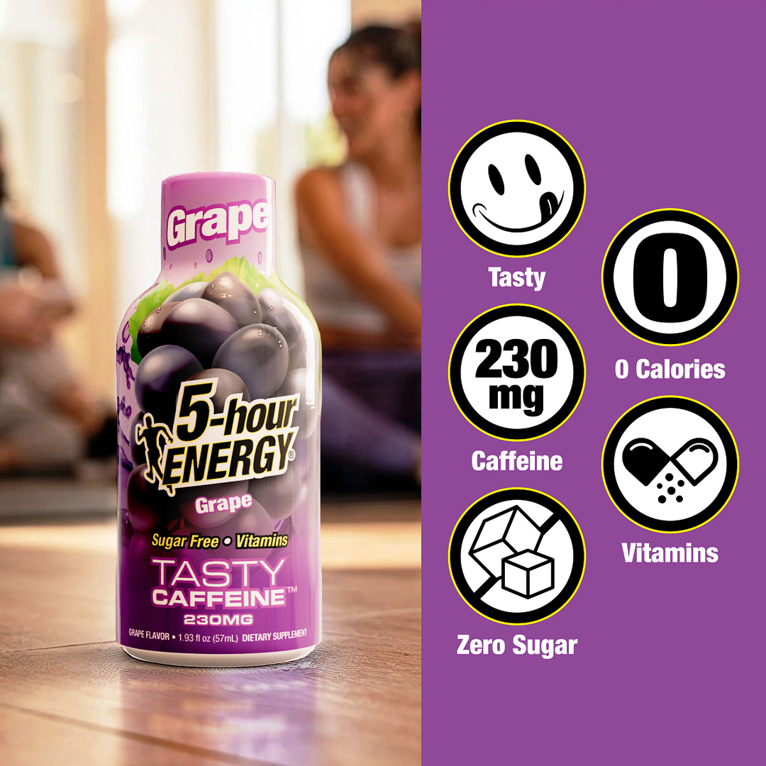 5-hour Energy Grape Flavor Extra Strength 5-hour ENERGY Shots