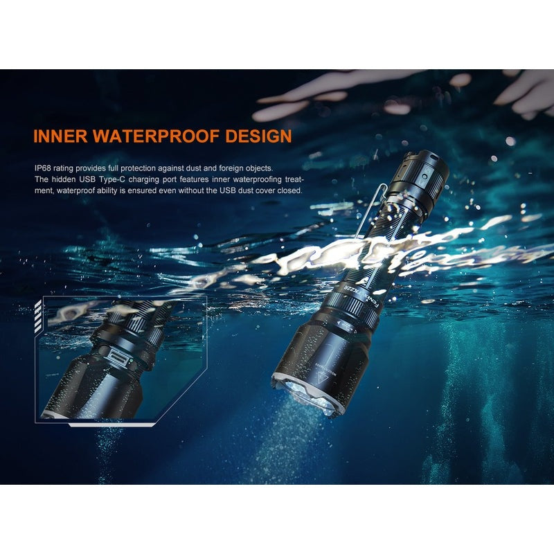 Fenix TK22R Rechargeable Tactical & Duty Flashlight