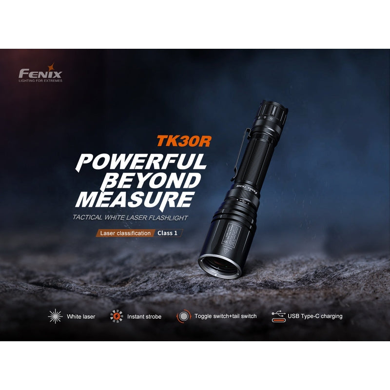 Fenix TK30R Tactical White Laser Rechargeable Flashlight