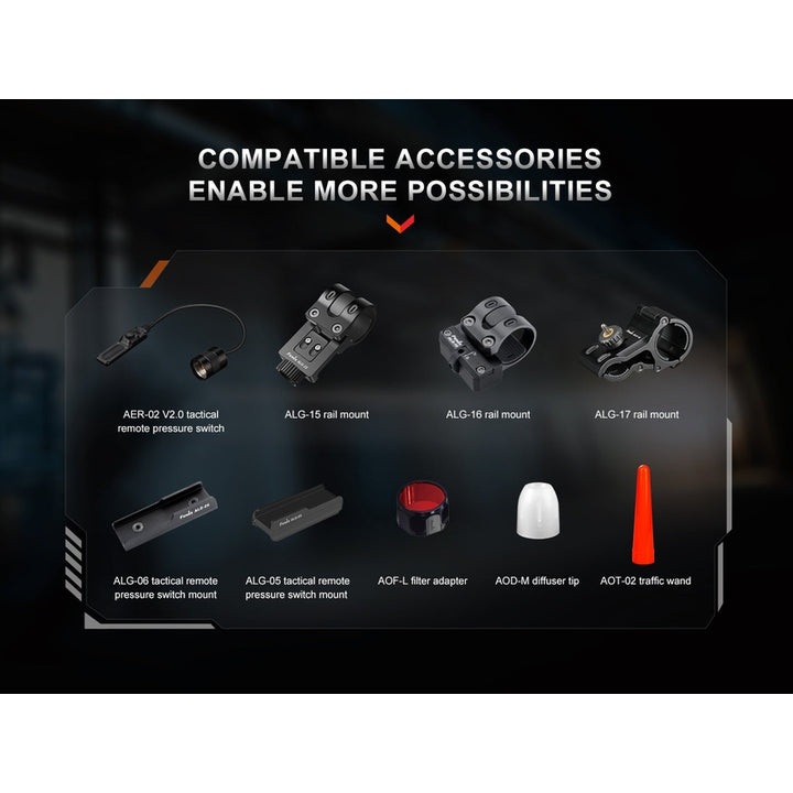 Fenix TK30R Tactical White Laser Rechargeable Flashlight