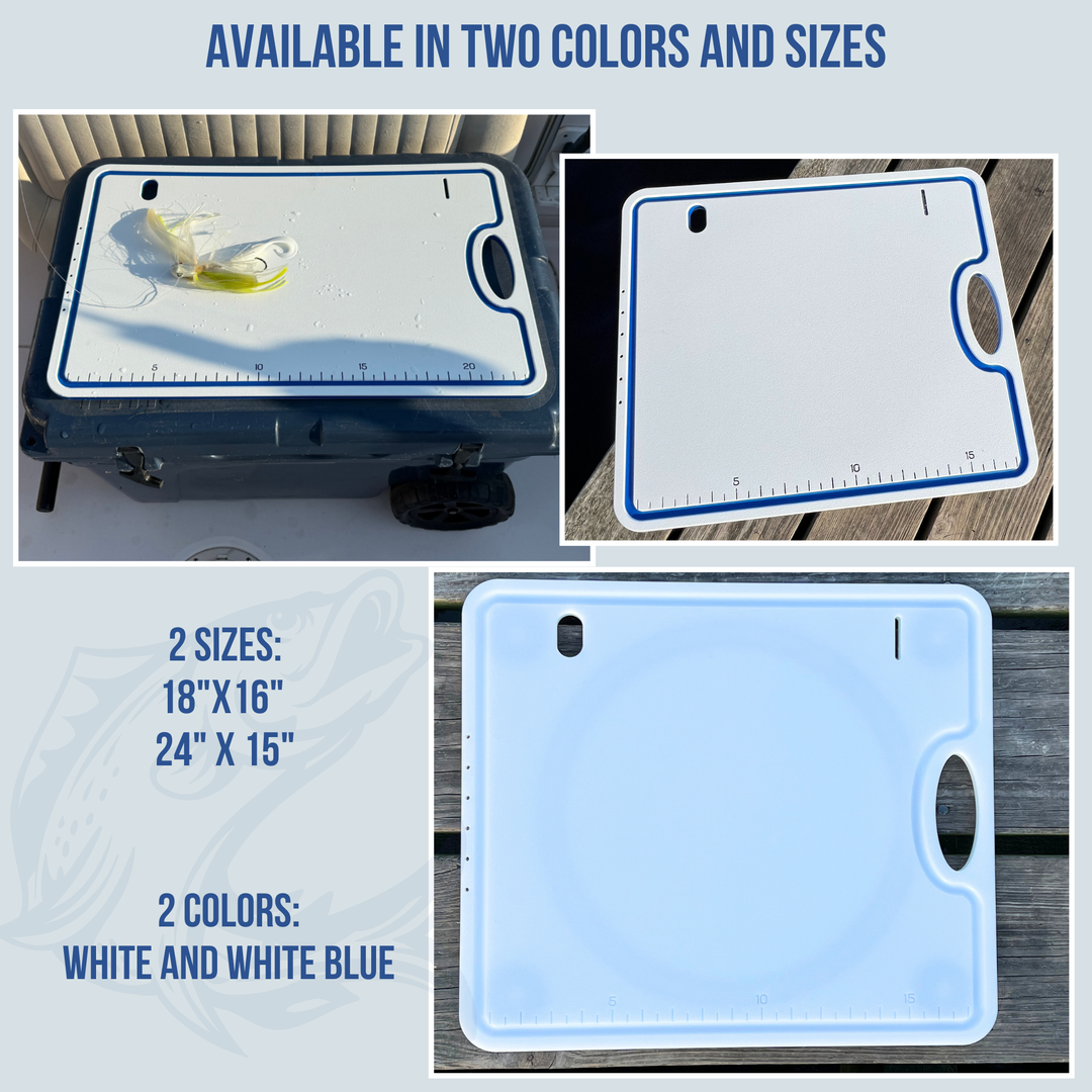 TRAPSKI Premium Bucket or Cooler Fishing Cutting Board | Made in the USA