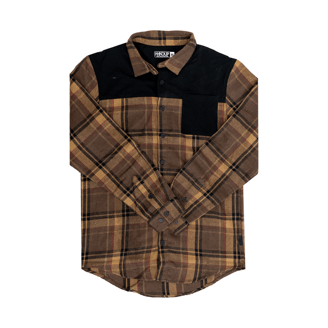 Handup FlexTop Flannel - Brown/Tan