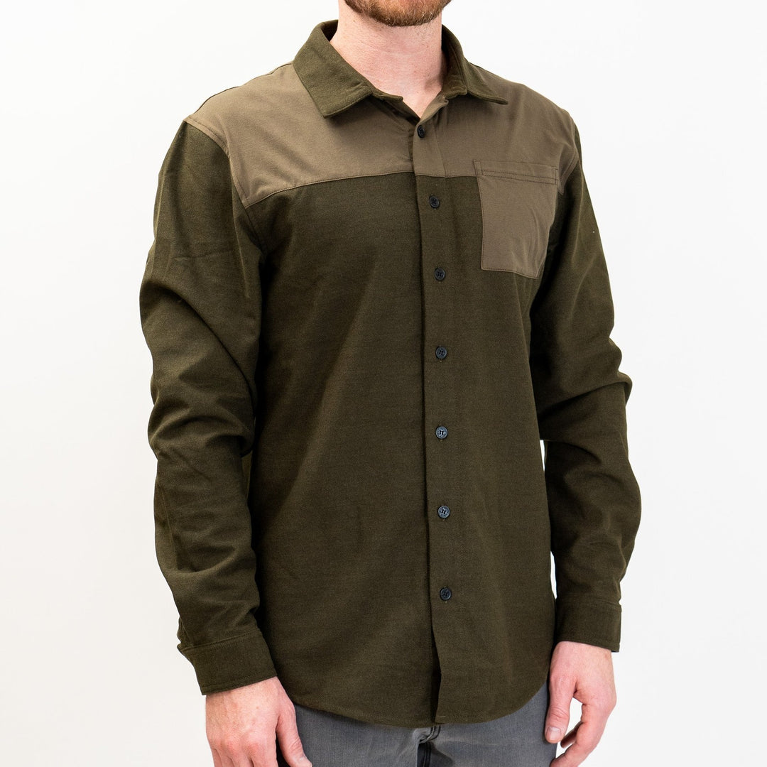 Handup FlexTop Flannel - Solid Olive