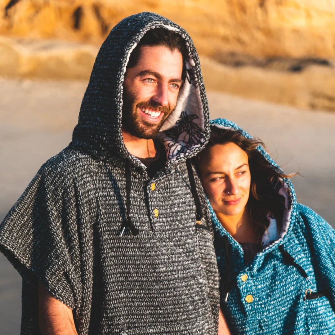 West Path Surf Changing Poncho - Indigo Blue