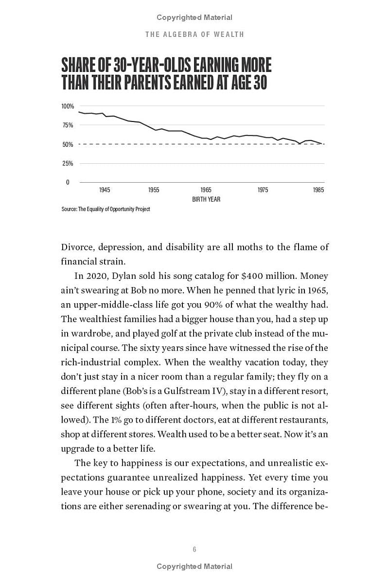 The Algebra of Wealth: A Simple Formula for Financial Security Spiral Bound