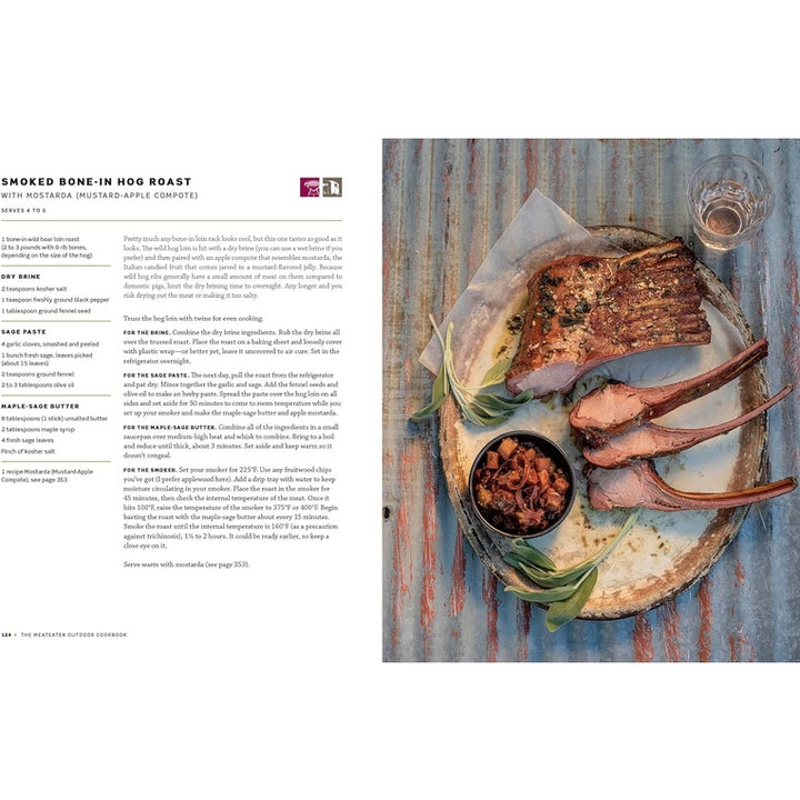 The MeatEater Outdoor Cookbook: Wild Game Recipes for the Grill, Smoker, Campstove, and Campfire Spiral Bound